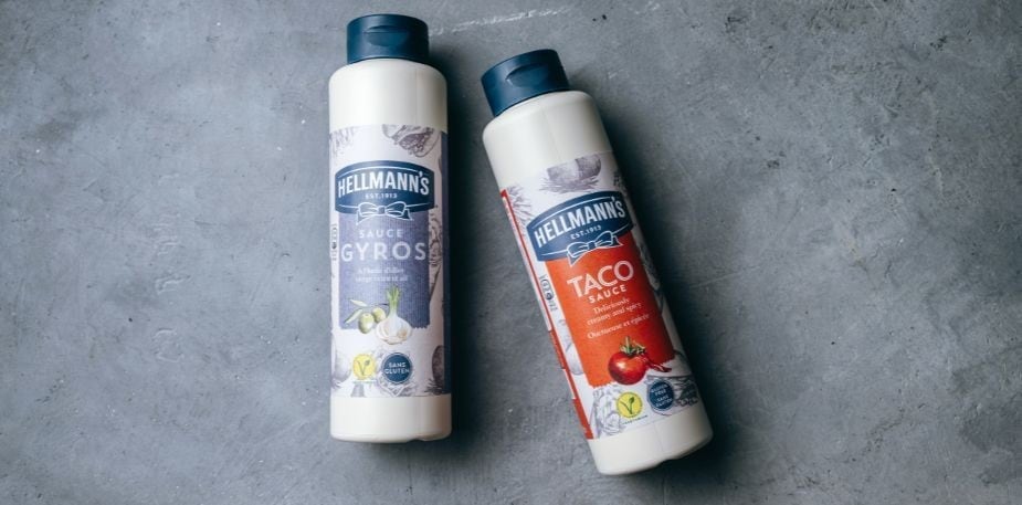 NOUVEAU : Les sauces de variété Taco et Gyros Hellmann's®