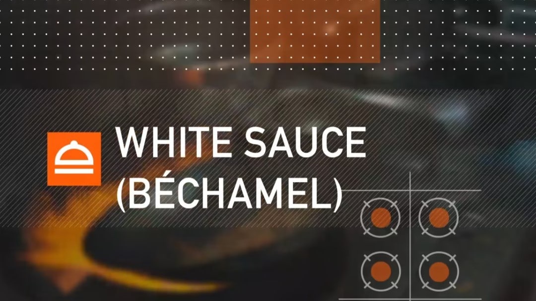 1. White sauce (béchamel)