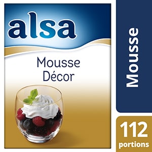 Alsa Mousse Décor 800g 112 portions - Faites de chaque jour un régal avec les mousses Alsa !