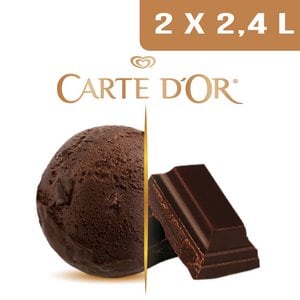 Carte d'Or Crème glacée Chocolat noir - 2,4 L - 