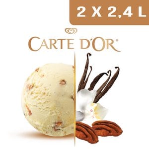 Carte d'Or Crème glacée Vanille Noix de Pécan - 2,4 L - 
