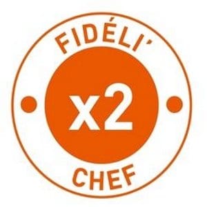 Vos points Fidéli'Chef doublés sur vos commandes livrées ce mois-ci ! - 