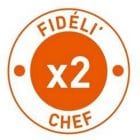 Vos points Fidéli'Chef doublés sur vos commandes livrées ce mois-ci !