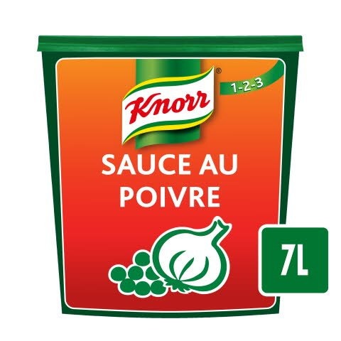 Knorr 123 Sauce au Poivre déshydratée 840g jusqu'à 7L - 