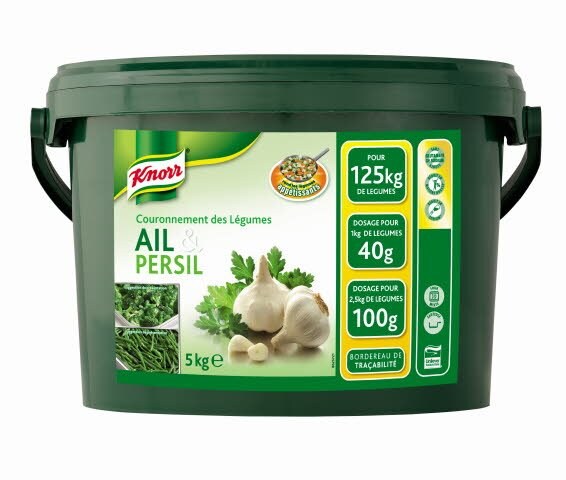 Knorr Couronnement des légumes Ail & Persil Déshydraté 5kg - 