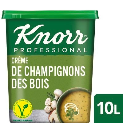 Knorr Professional Crème de Champignons des Bois 1kg jusqu'à 10L - 