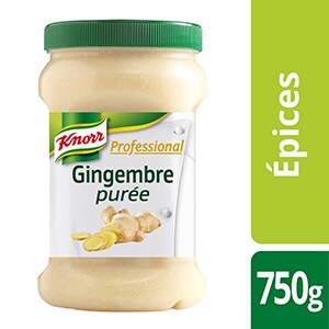 Knorr Professional Purée de gingembre Pot 750g - Des recettes développées en partenariat avec le chef étoilé Bruno Oger, pour vous donner la garantie du meilleur goût.