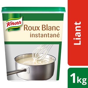 Knorr Roux Blanc Instantané Déshydraté 1kg - Avec le Roux Blanc Knorr, je lie mes sauces à la perfection, instantanément*