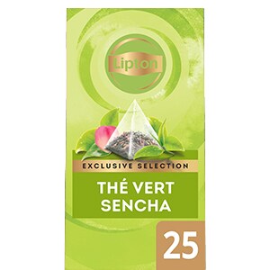 Lipton Exclusive Selection Thé Vert Sencha 25 sachets pyramide - 