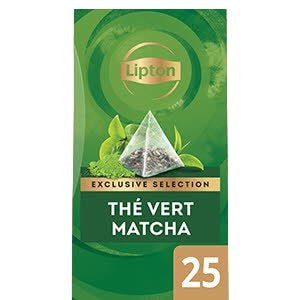 Lipton Exclusive Selection Thé Vert Matcha 25 sachets pyramides - 
