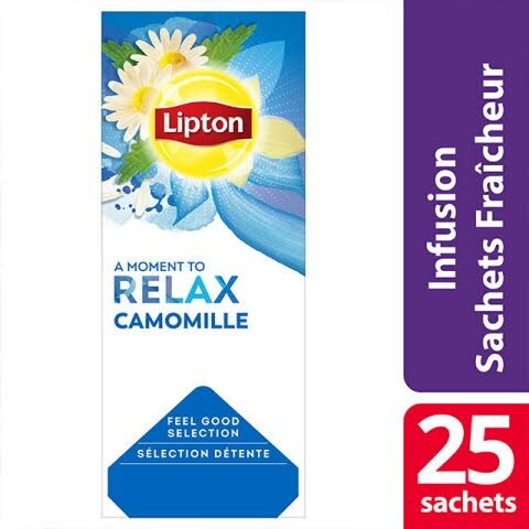 Lipton Feel Good Selection Infusion Camomille 25 sachets fraîcheur - 