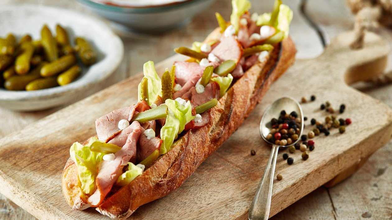 Baguette Rosbeef & Poivres – - Recette