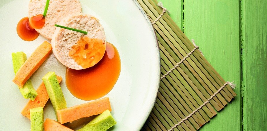 Ballotine de Poulet à la vanille ( Texture manger-mains ) – - Recette