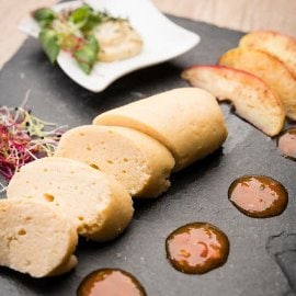 Boudin blanc de chou-fleur aux pommes