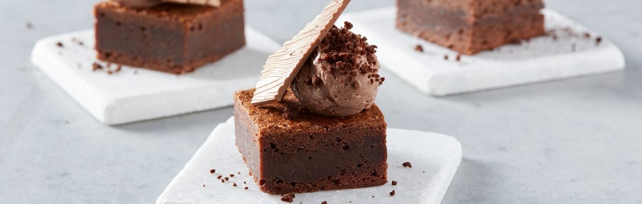 Brownie de Patate douce et sa Mousse au Chocolat – Recette