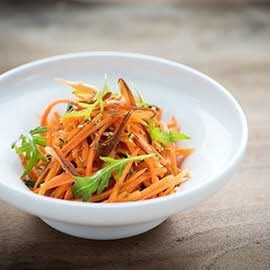 Carottes rapées à l'orientale