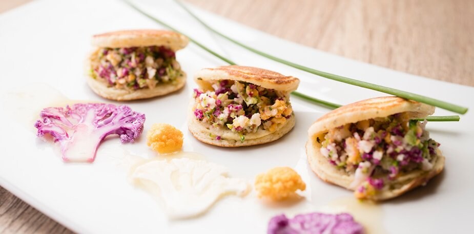 Croque aux 3 choux et vinaigrette aux agrumes – - Recette