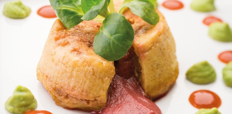 Fondant de chou-fleur au curry cœur coulant à la betterave – - Recette