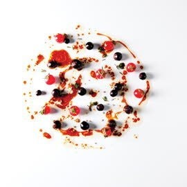 Jus de boeuf aux cassis, groseilles et hibiscus