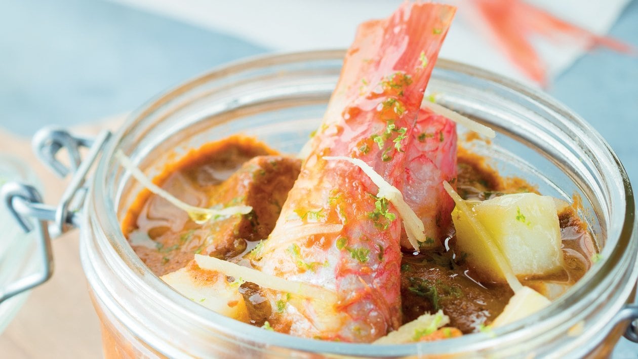 La Bouillabaisse et son bouillon citron et gingembre – - Recette