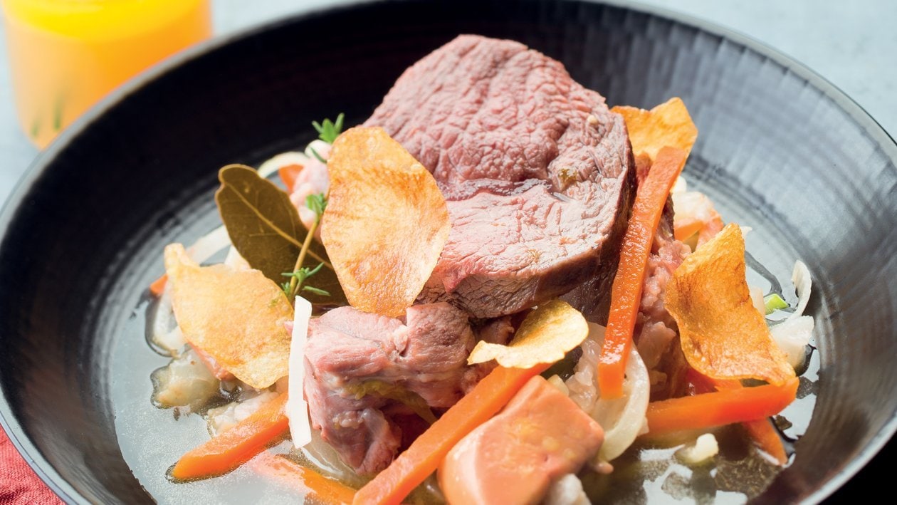 Le Baeckoeffe Alsacien et foie gras – - Recette