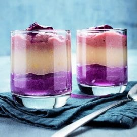 Magret de canard, chou rouge et fruits rouges à l'Alsacienne ( Texture modifiée )