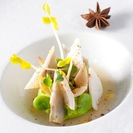 Printanière de calamars à l'anis par Bruno Oger**