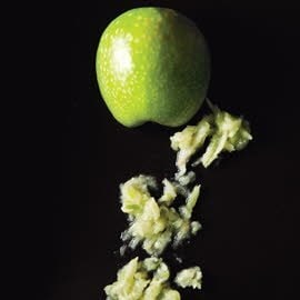 Purée de pommes vertes et de gingembre