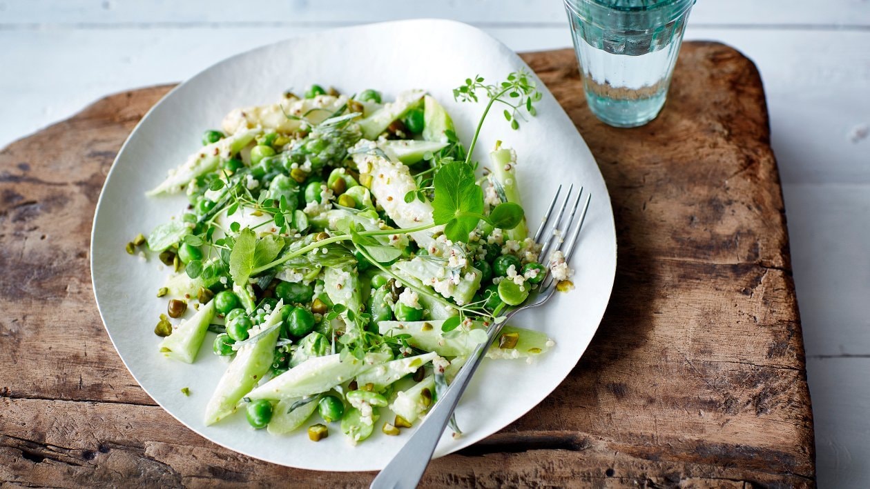 Salade printanière au quinoa – - Recette