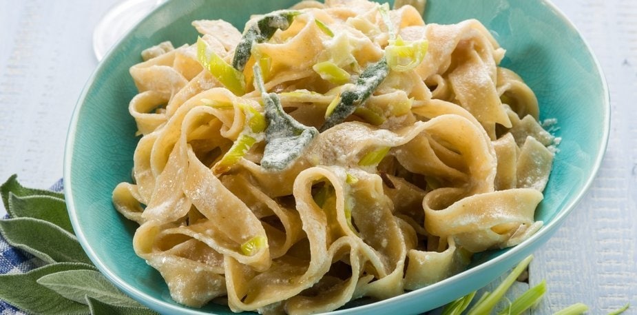 Tagliatelle au poireau – - Recette