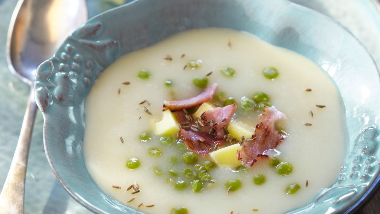 Velouté de volaille pois cassé et jambon à l'os – - Recette