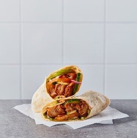 Wrap Mexicain végétarien sauce BBQ
