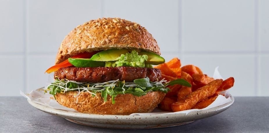 Avocat Burger et de patates douces – - Recette