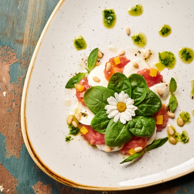 Salade de tomate et mozzarella