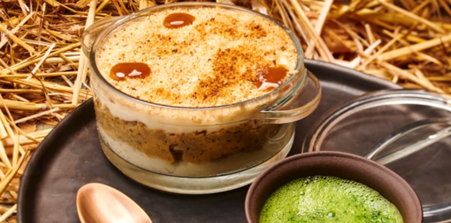 Parmentière de poulet, jus lié (texture mixée) – - Recette