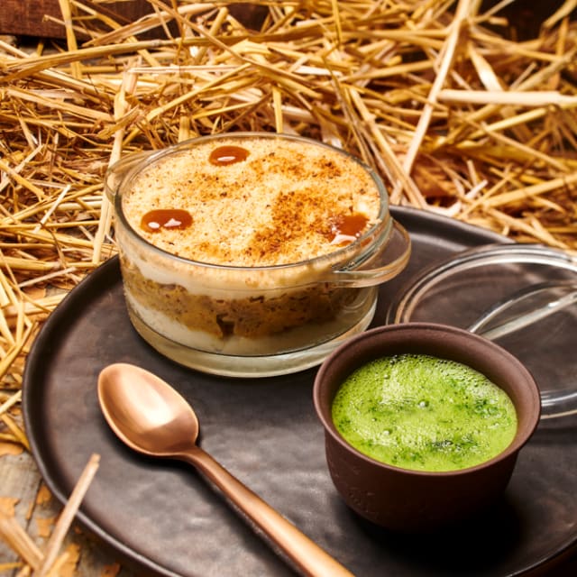 Parmentière de poulet, jus lié (texture mixée)