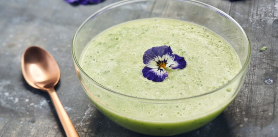 Concombre et avocat (Texture mixée) – - Recette
