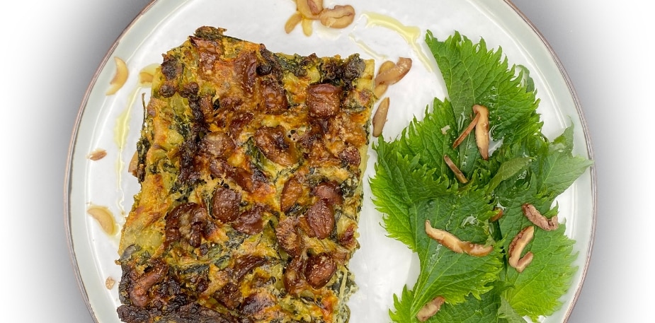 Lasagne verte aux éclats de marrons – - Recette