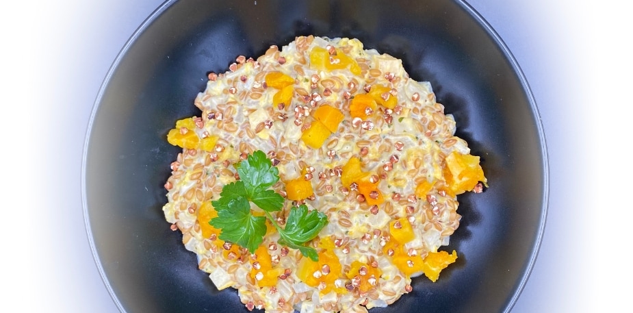 Risotto d'épeautre aux légumes d'hiver – - Recette