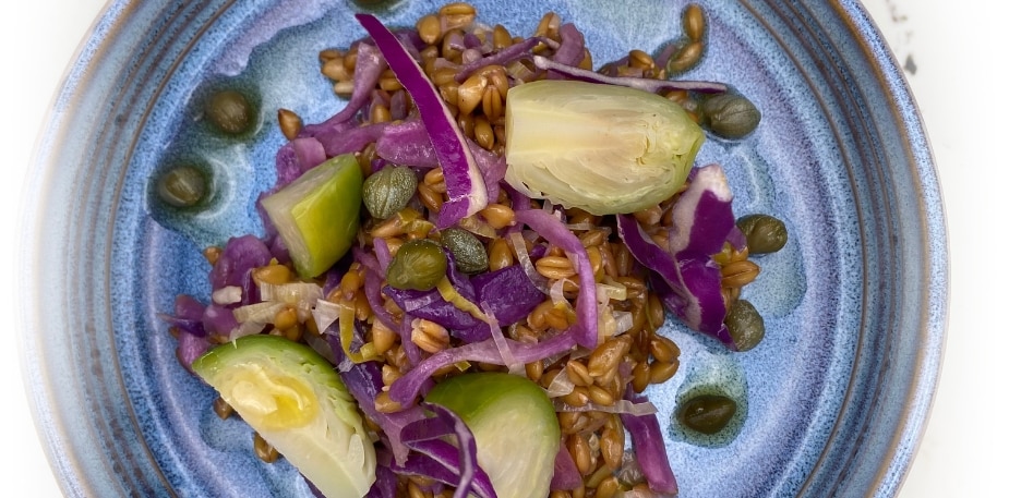 Salade épeautre et choux de bruxelles – - Recette