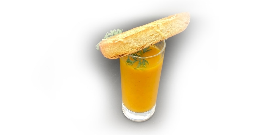 Soupe froide orange – - Recette