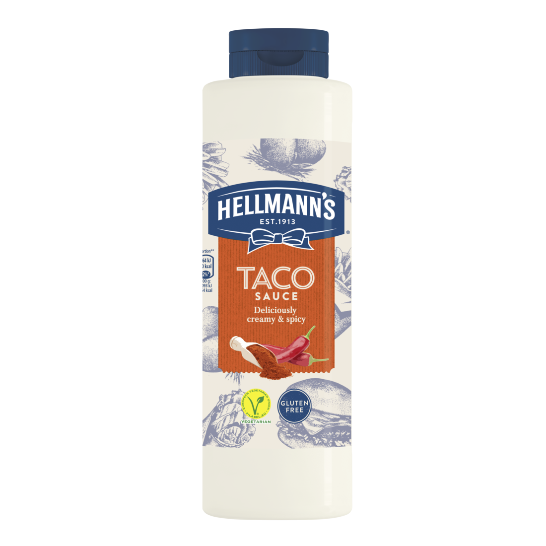 Hellmann's Sauce Taco 850 ml - Sauces de variété Hellmann’s