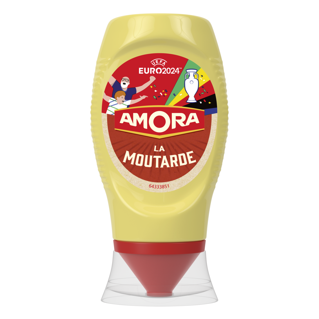 Amora Moutarde flacon souple 265g - La Moutarde AMORA®,idéale pour apporter finesse et piquant à chacun de vos plats ! 