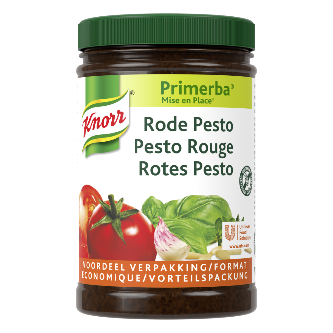 Knorr Mise en place Pesto Rouge 700g - Knorr Mise en place Primerba personnalise et sublime vos plats.