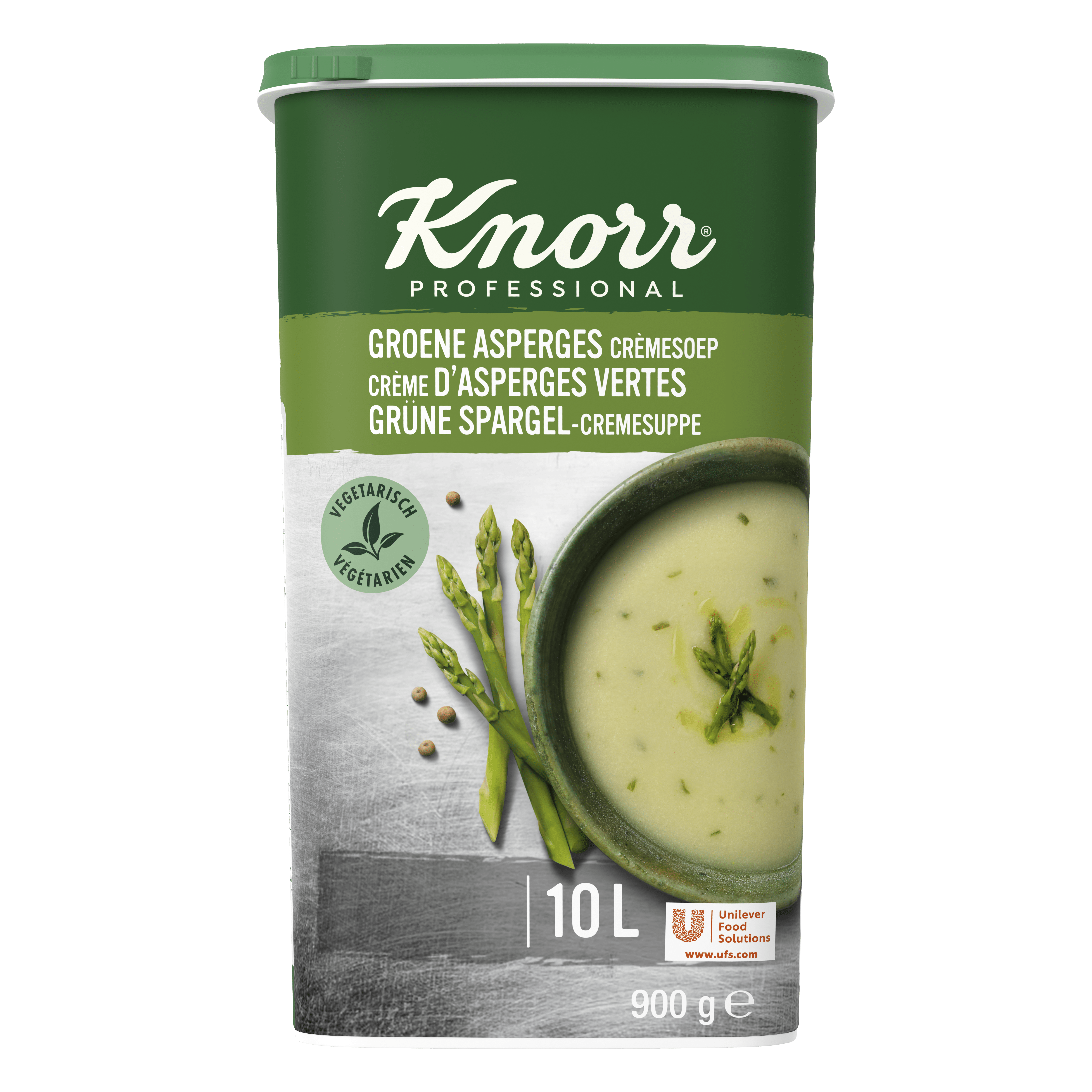 Knorr Professional Crème d'Asperges Vertes 900g jusqu'à 10L - 