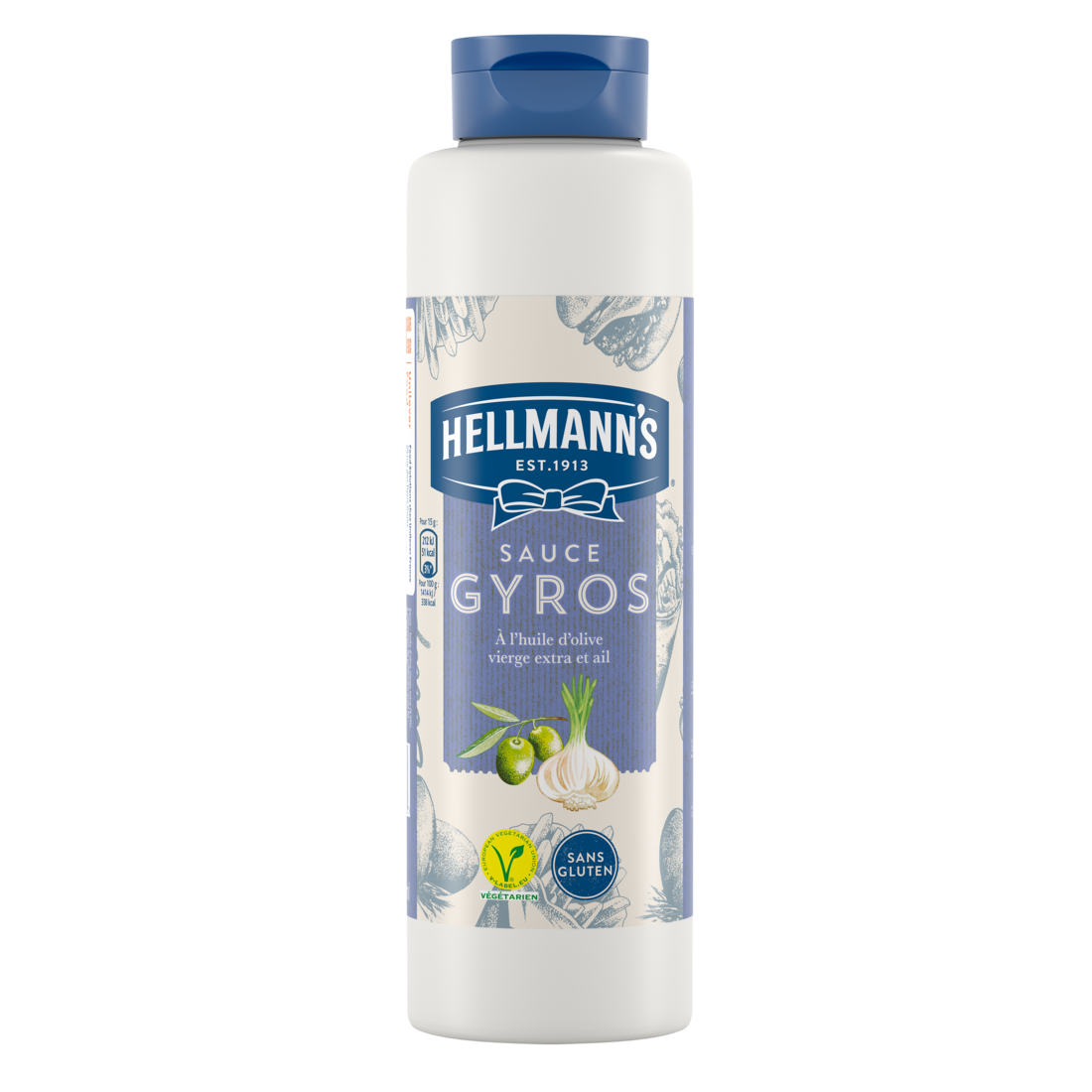 Hellmann's Sauce Gyros 850 ml - Sauces de variété Hellmann’s