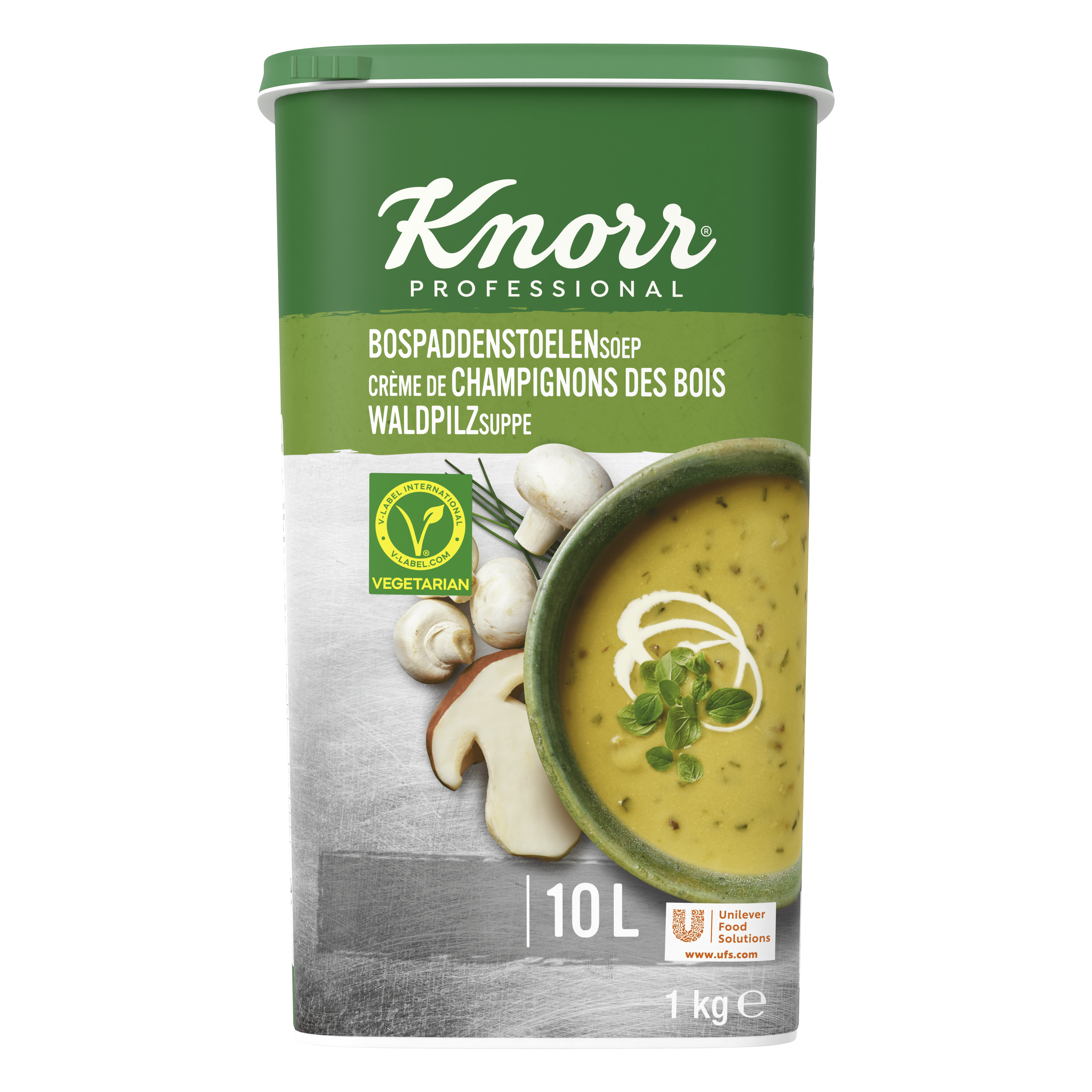 Knorr Professional Crème de Champignons des Bois 1kg jusqu'à 10L - 