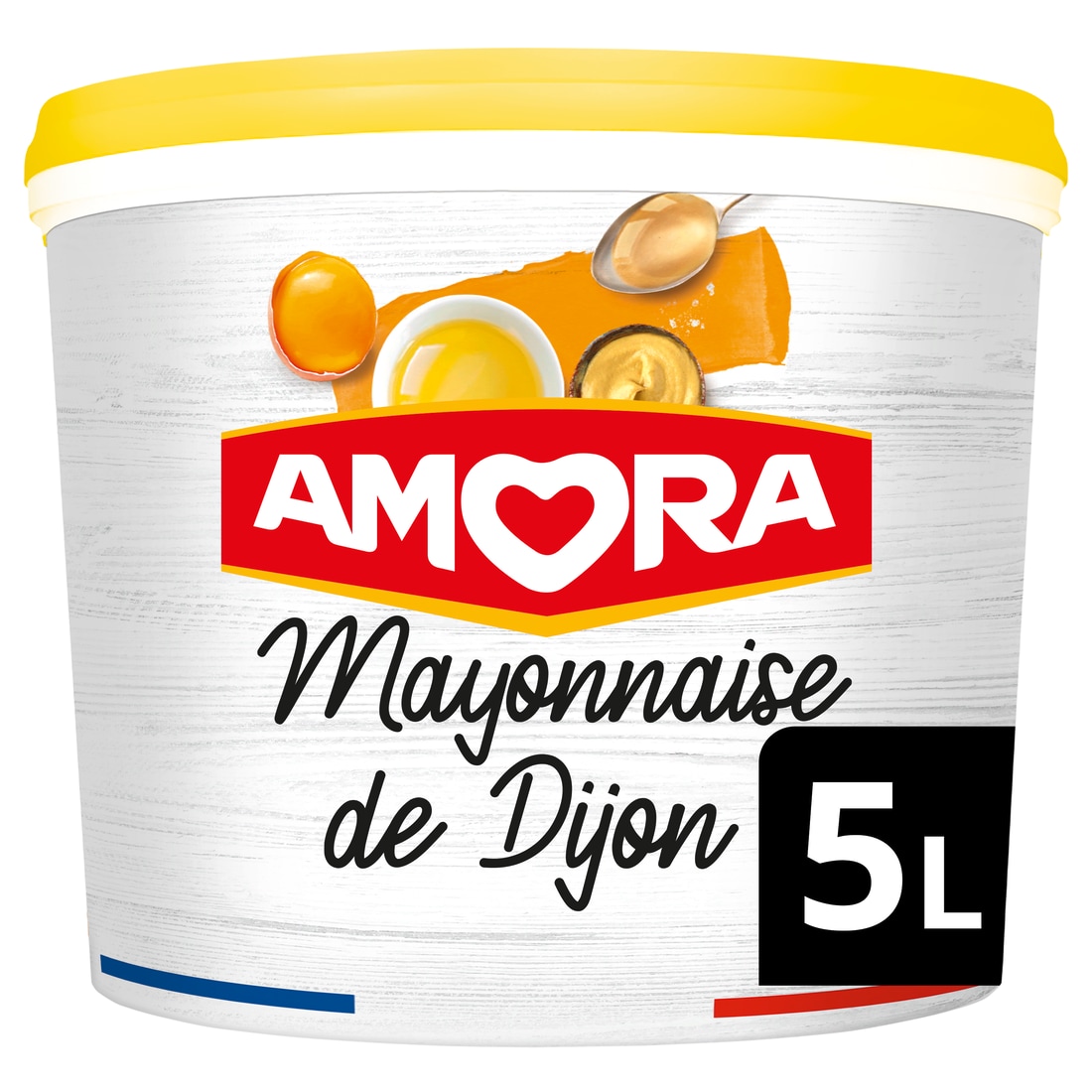 Amora Mayonnaise à la moutarde de Dijon Haute Fermeté seau 5L - 
