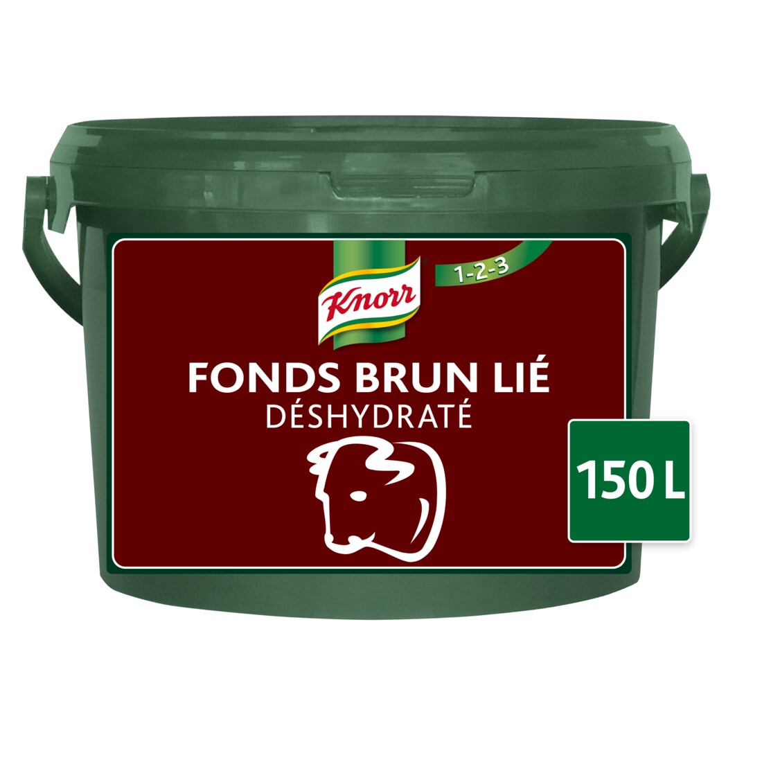 Knorr 123 Fonds Brun Lié déshydraté Seau 3kg jusqu'à 150L - 