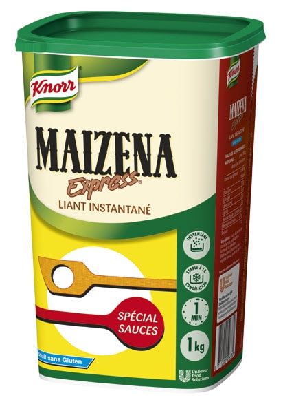 Knorr Maïzena® Express 1kg - Avec Maïzena® express, allégez vos desserts gourmands.*